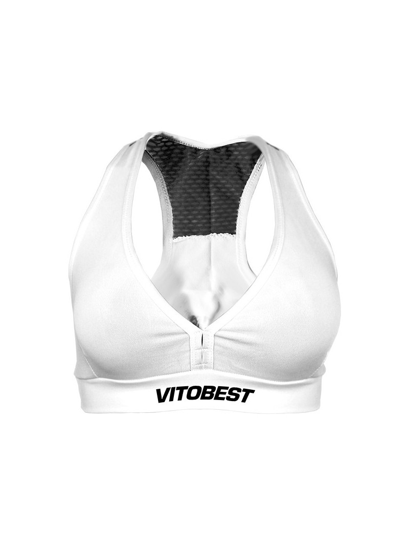 Top realzante Kaira blanco-negro