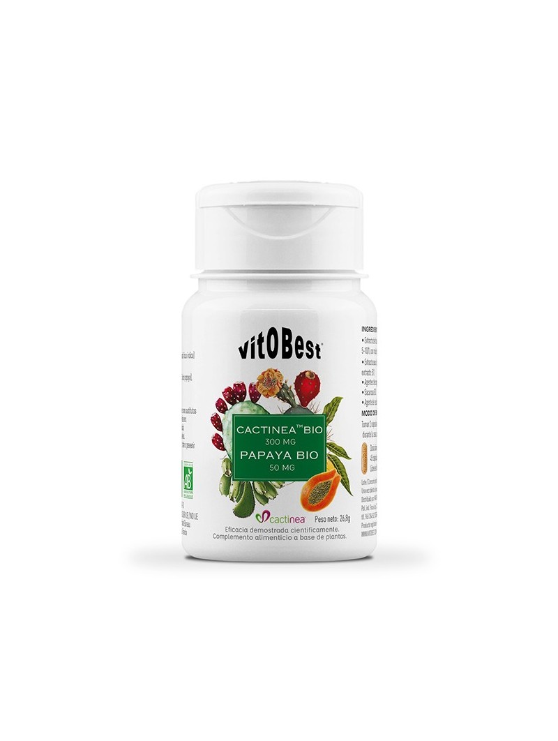 Cactinea™ BIO + Papaya BIO 45 cápsulas vegetales BIO