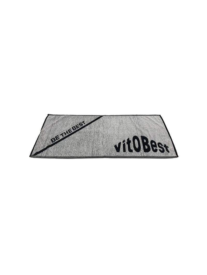 Toalla deportiva gris 01